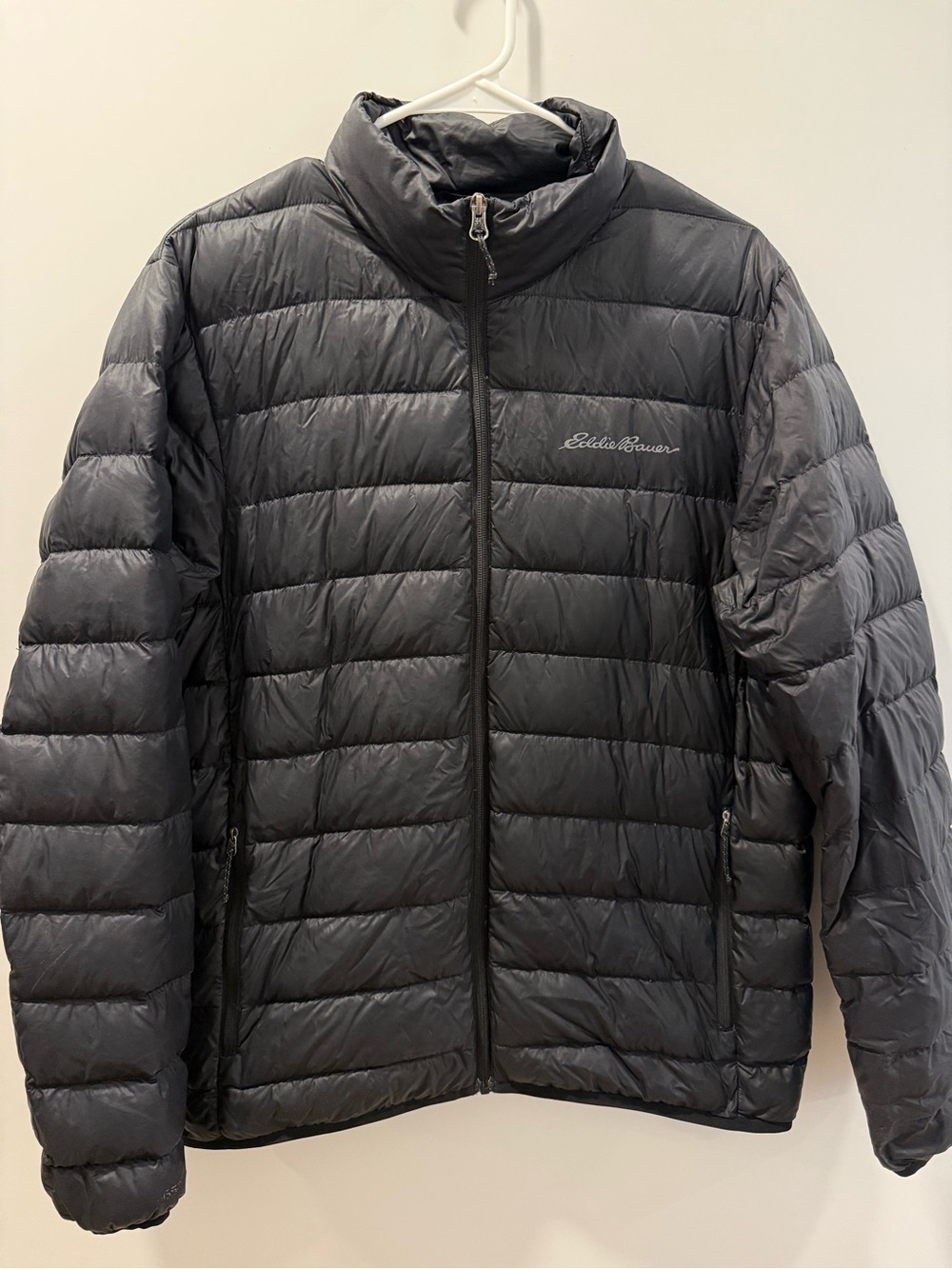Eddie Bauer Men’s Black Packable Down Jacket